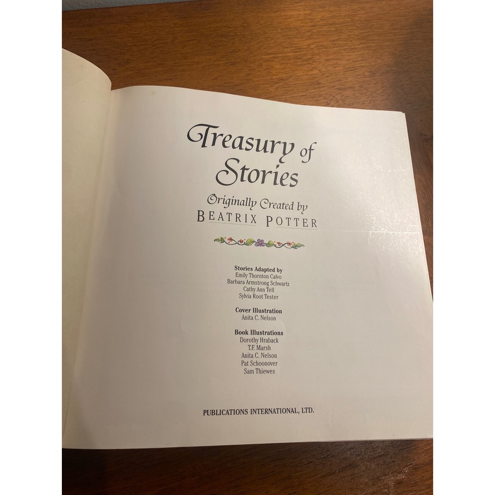 Beatrix Potter Treasury of Stories Kids OS Purple Excellent Classic Illustrated - Picture 3 of 9